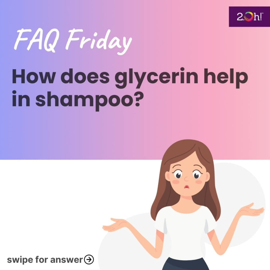 How does glycerin help in shampoo?